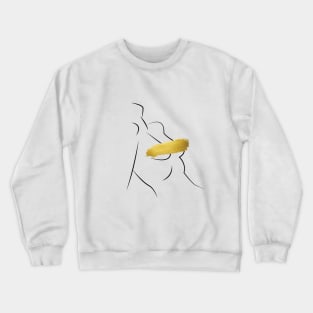 Golden stroke Crewneck Sweatshirt